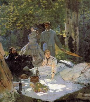 Claude Oscar Monet : Luncheon on the Grass, Center Panel